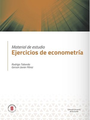 cover image of Ejercicios de econometría